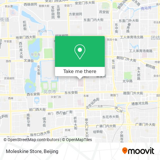 Moleskine Store map