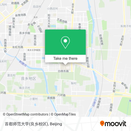 首都师范大学(良乡校区) map