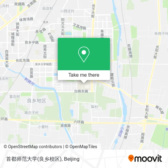 首都师范大学(良乡校区) map