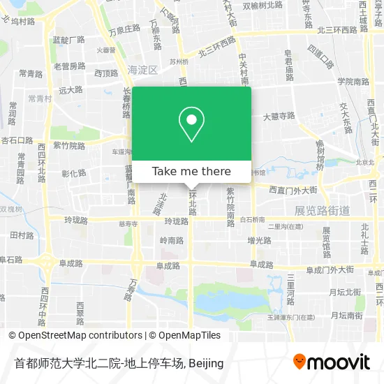 首都师范大学北二院-地上停车场 map