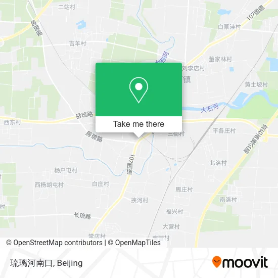 琉璃河南口 map