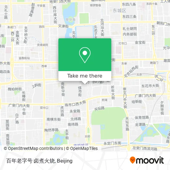 百年老字号 卤煮火烧 map