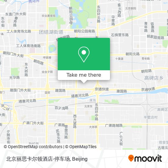 北京丽思卡尔顿酒店-停车场 map