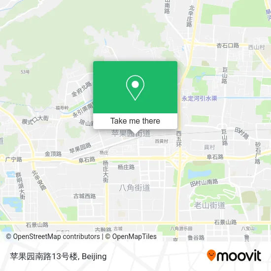 苹果园南路13号楼 map