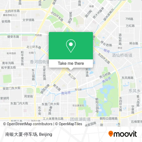 南银大厦-停车场 map