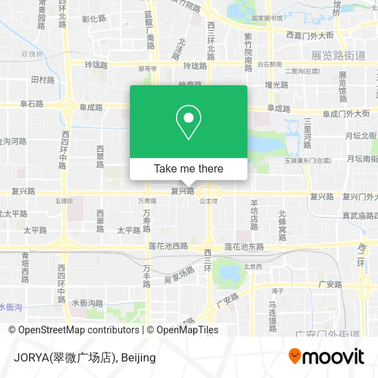 JORYA(翠微广场店) map
