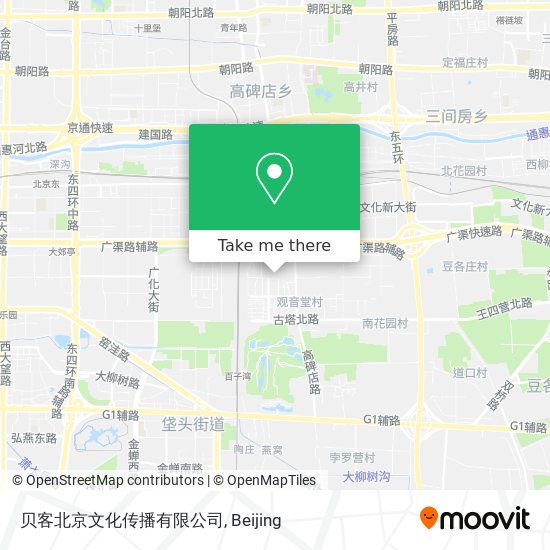 贝客北京文化传播有限公司 map