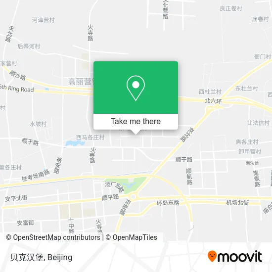 贝克汉堡 map