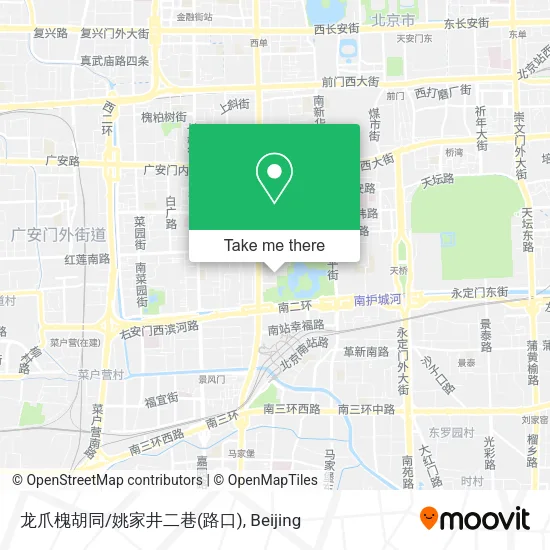 龙爪槐胡同/姚家井二巷(路口) map