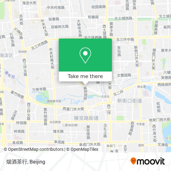 烟酒茶行 map