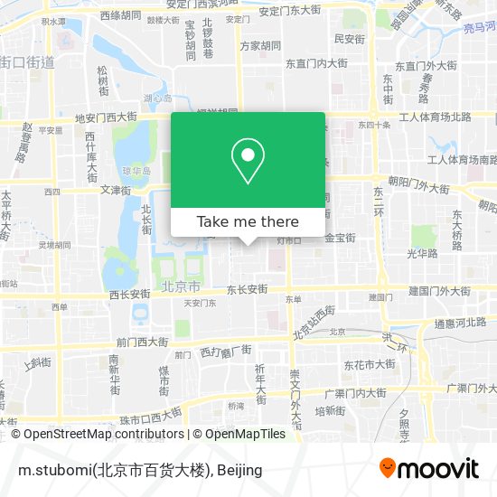 m.stubomi(北京市百货大楼) map