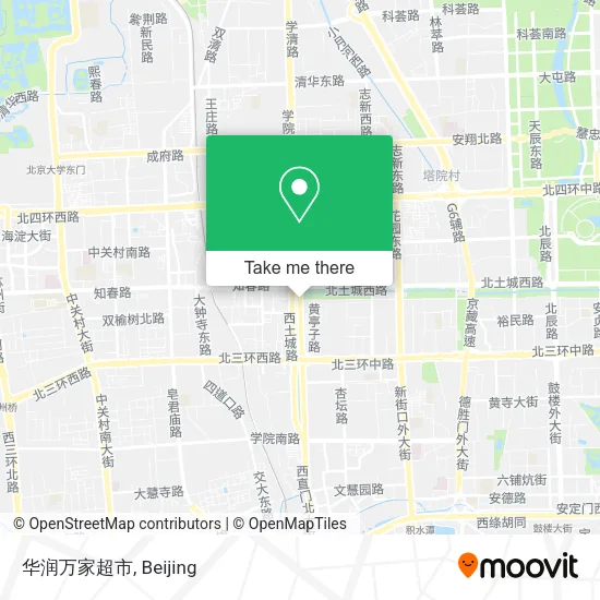 华润万家超市 map
