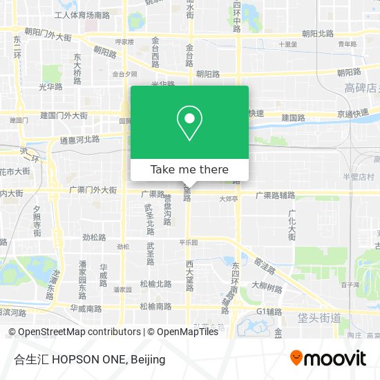 合生汇 HOPSON ONE map