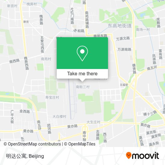 明达公寓 map