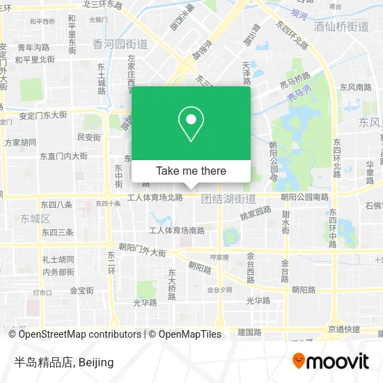 半岛精品店 map