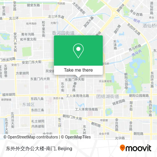 东外外交办公大楼-南门 map