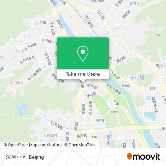 滨河小区 map