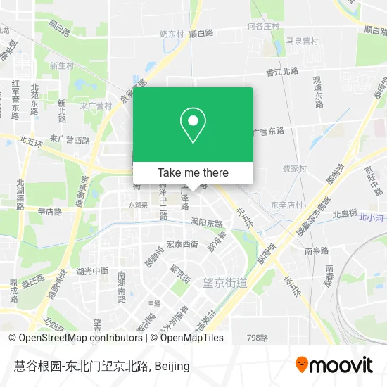慧谷根园-东北门望京北路 map