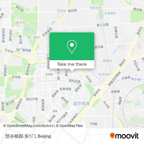 慧谷根园-东1门 map