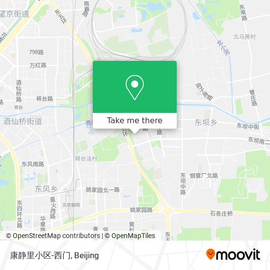 康静里小区-西门 map