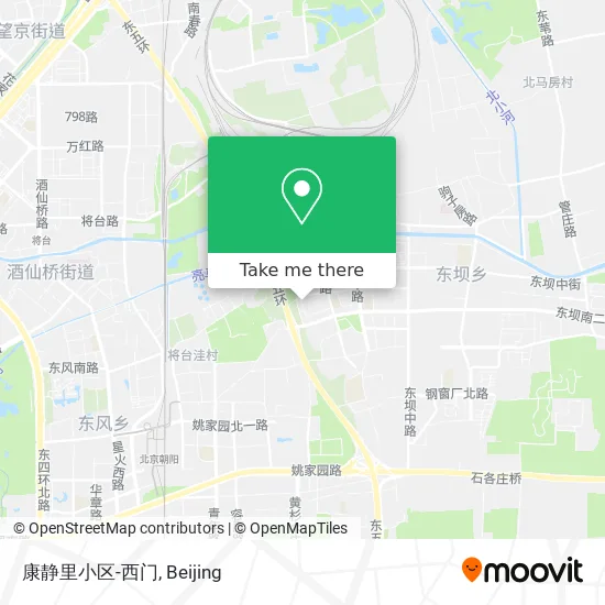 康静里小区-西门 map