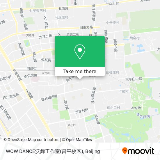 WOW DANCE沃舞工作室(昌平校区) map