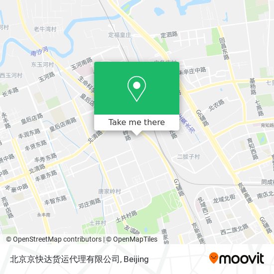 北京京快达货运代理有限公司 map