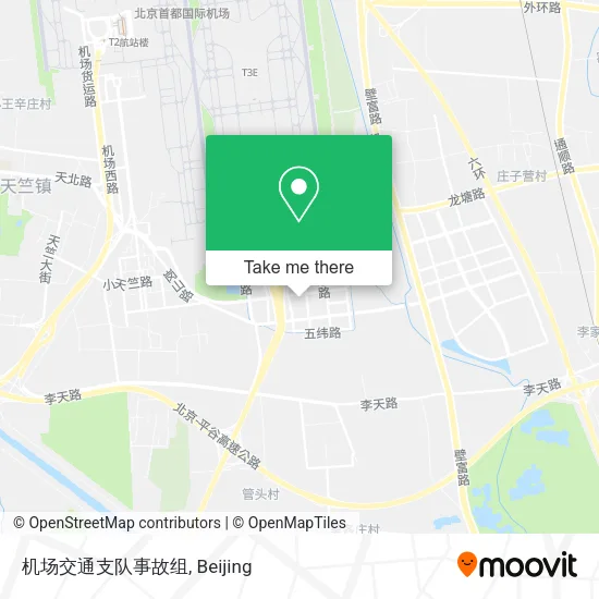 机场交通支队事故组 map