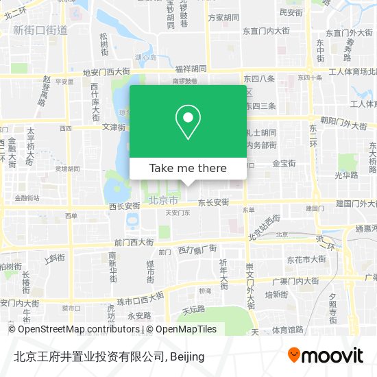 北京王府井置业投资有限公司 map