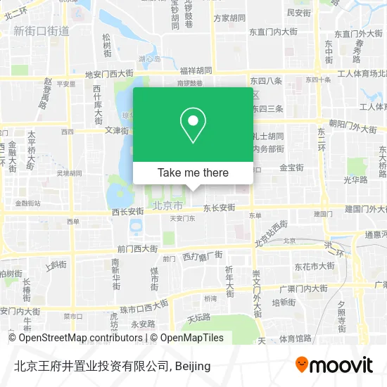 北京王府井置业投资有限公司 map