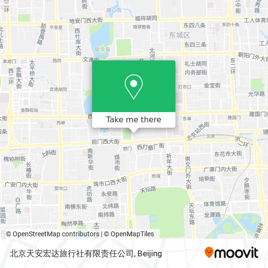 北京天安宏达旅行社有限责任公司 map