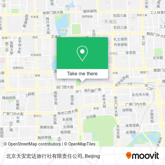 北京天安宏达旅行社有限责任公司 map