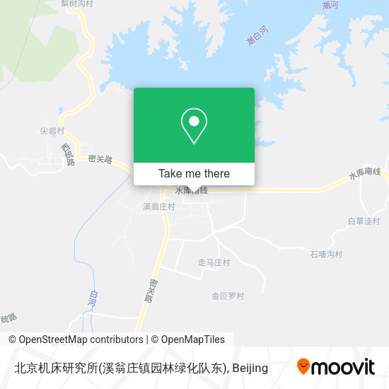 北京机床研究所(溪翁庄镇园林绿化队东) map