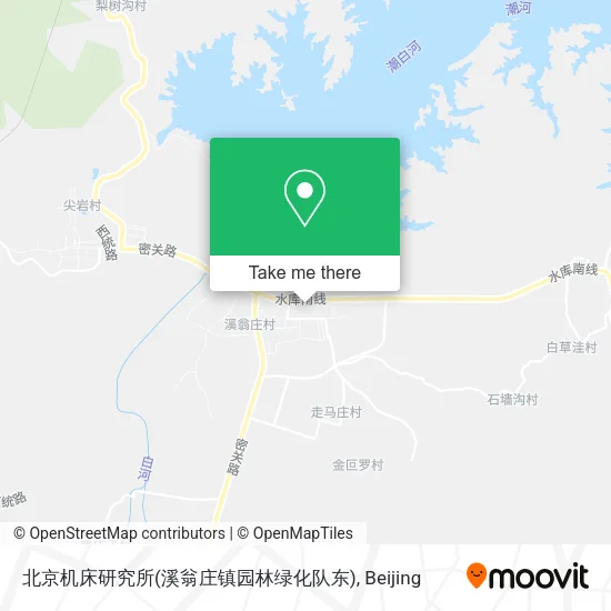 北京机床研究所(溪翁庄镇园林绿化队东) map