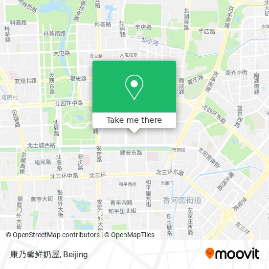 康乃馨鲜奶屋 map