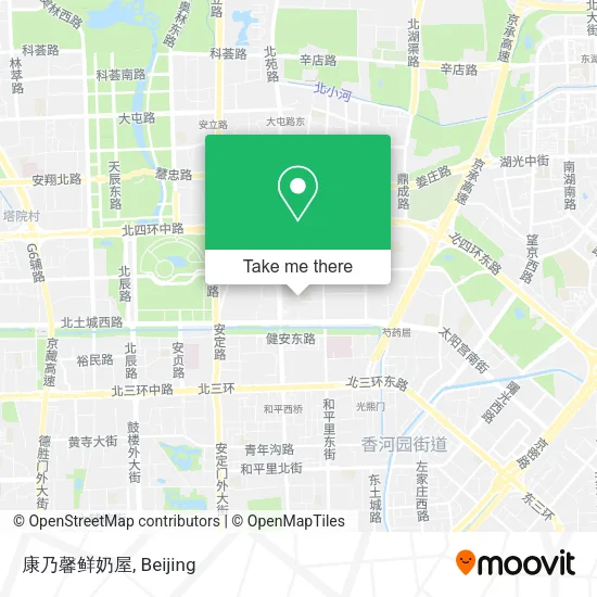 康乃馨鲜奶屋 map