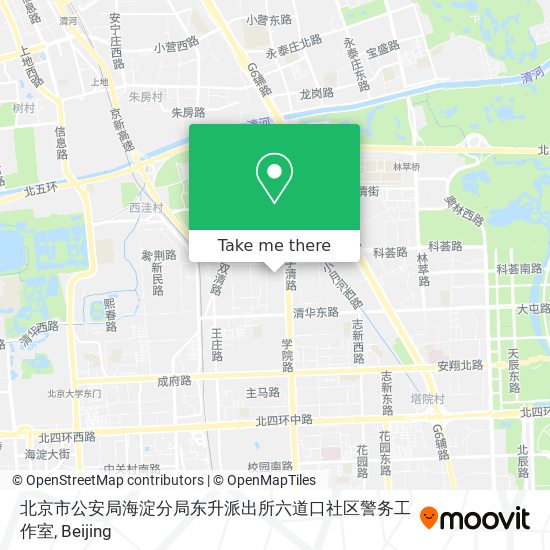 北京市公安局海淀分局东升派出所六道口社区警务工作室 map