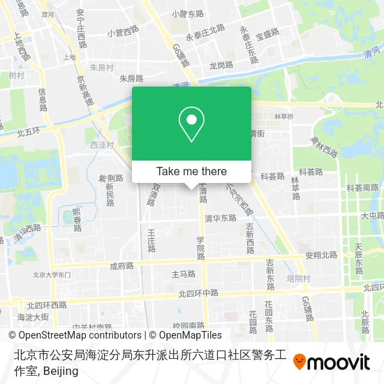 北京市公安局海淀分局东升派出所六道口社区警务工作室 map