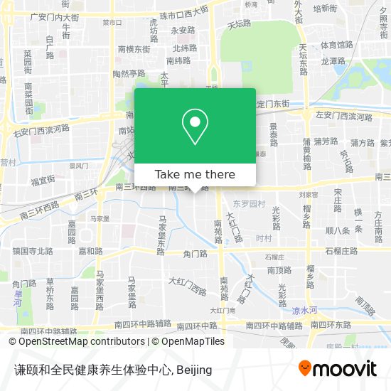 谦颐和全民健康养生体验中心 map