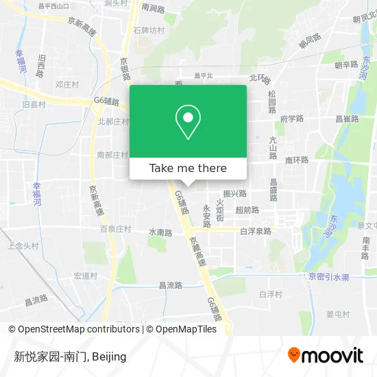 新悦家园-南门 map