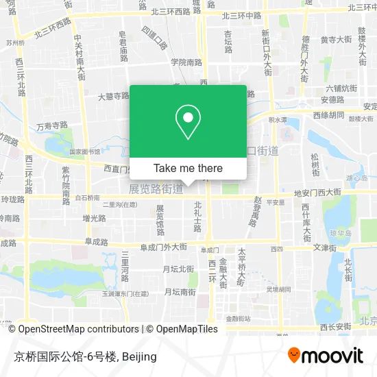 京桥国际公馆-6号楼 map