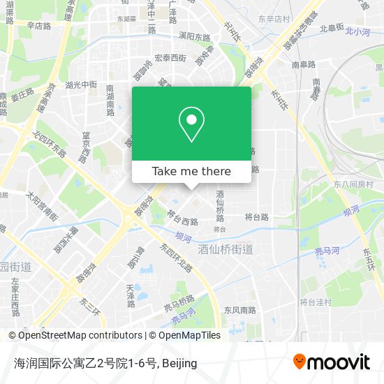 海润国际公寓乙2号院1-6号 map