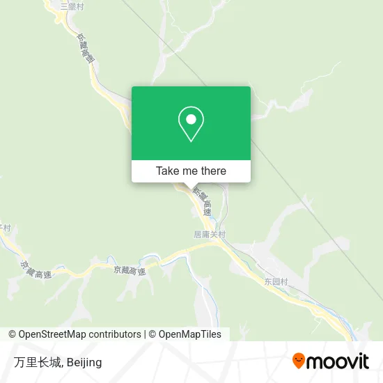 万里长城 map