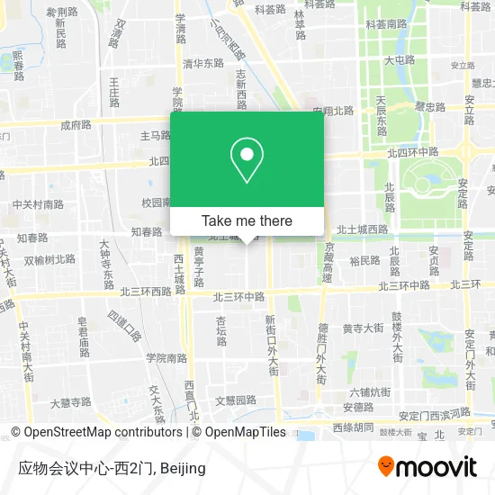 应物会议中心-西2门 map