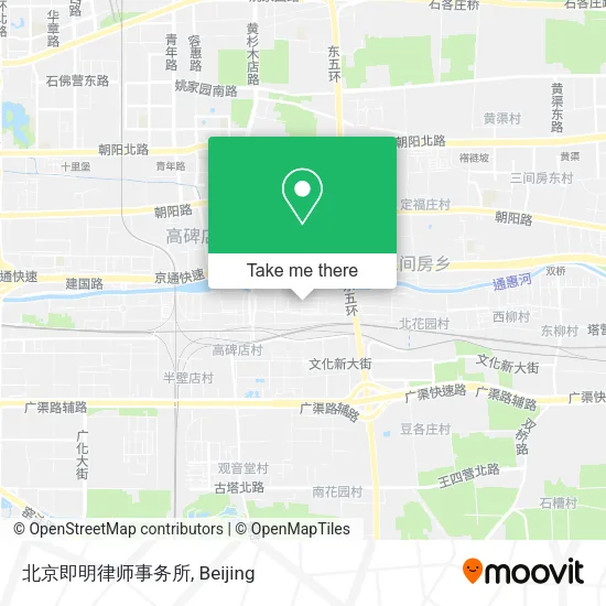北京即明律师事务所 map