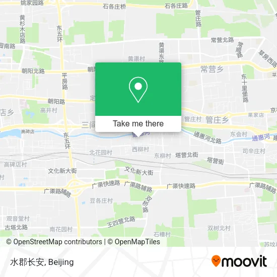 水郡长安 map