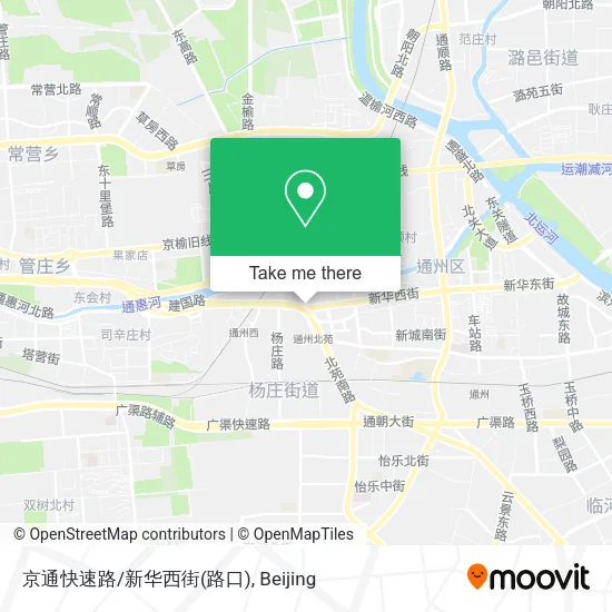 京通快速路/新华西街(路口) map