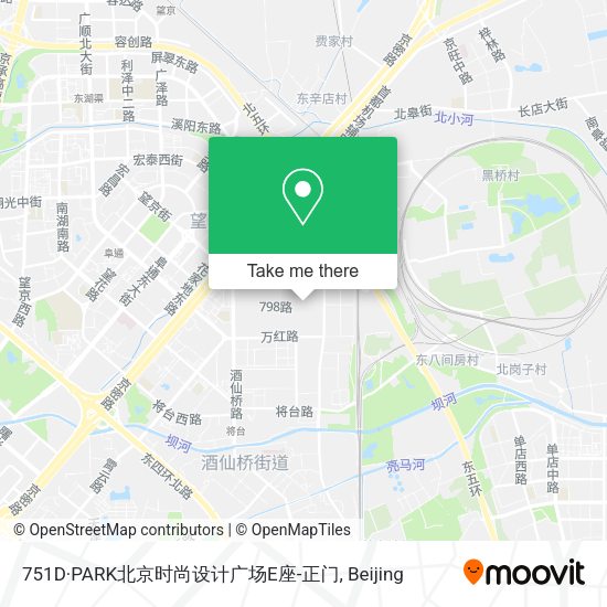 751D·PARK北京时尚设计广场E座-正门 map