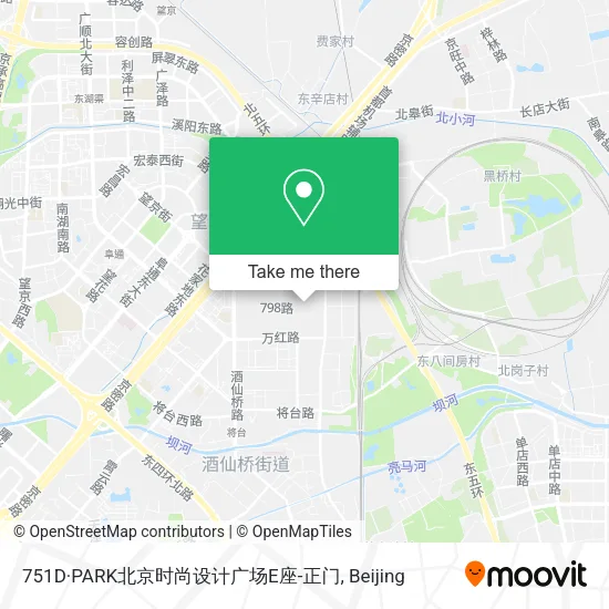 751D·PARK北京时尚设计广场E座-正门 map