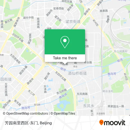 芳园南里西区-东门 map